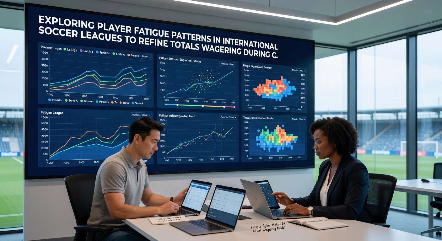 Data visualization of player workload and goal trends during congested soccer periods