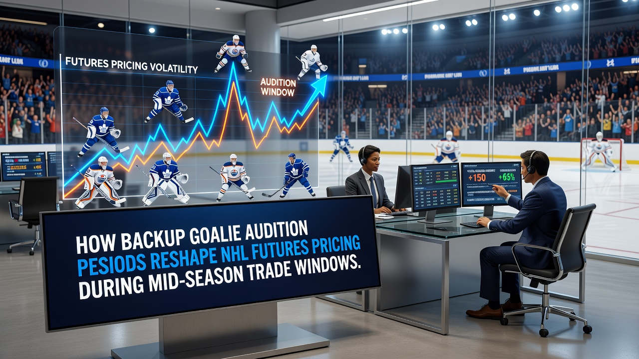 NHL backup goalies participating in audition sessions during mid-season practices