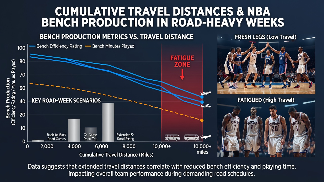 NBA bench players reviewing game footage on a flight during a road trip