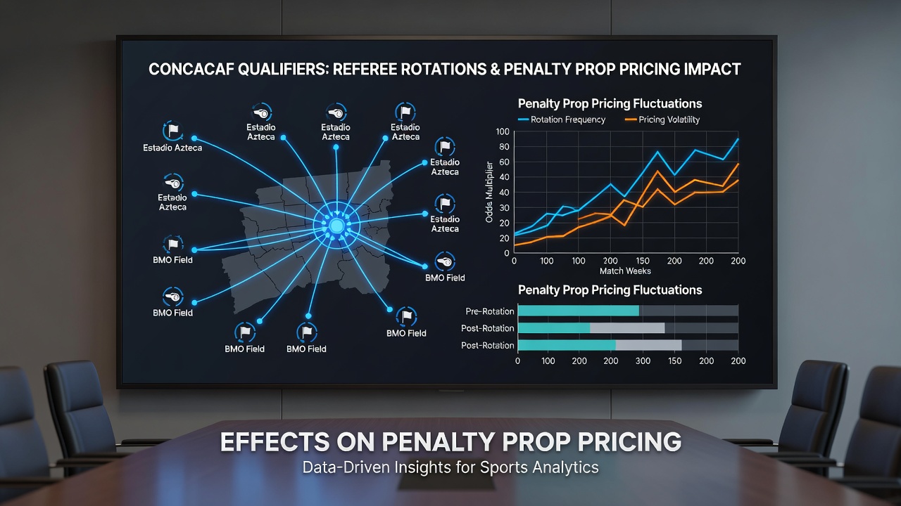 Sportsbook odds board displaying penalty prop markets for an upcoming CONCACAF match