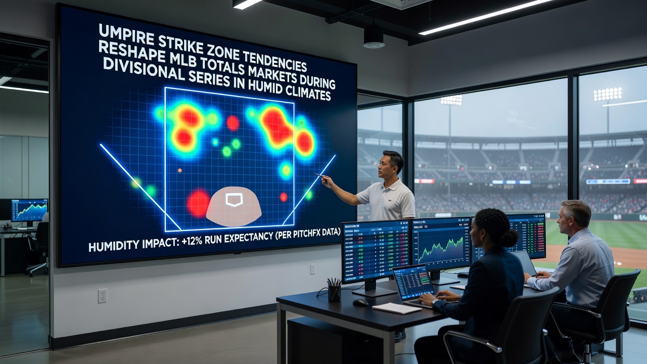 Humidity impact on MLB totals during divisional series